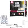 Paulmann 78868 Strip LED MaxLED 250 Basisset Smart Home Zigbee Tunable White 1,5m IP44 8W 230/24V 405lm argentato LED protezione dagli spruzzi d'acqua