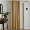 Fusion - Strata - Tenda a pannello singolo con occhielli in tessuto - 168 x 214 cm (larghezza x lunghezza), colore: ocra