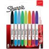 Sharpie pennarelli indelebili a doppia punta | punta fine e ultrafine | colori assortiti | 8 pezzi