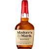 Maker's Mark, Kentucky Straight Bourbon Whisky, bourbon dolce e soft dall'iconica chiusura in cera rossa - bottiglia in vetro da 700ml