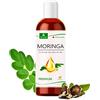 MoriVeda Olio di Moringa Premium 100ml - prima spremitura dei semi di oleifera maturati al sole - cura della pelle, dei capelli, delle ferite e delle cicatrici, antinvecchiamento, olio alimentare di MoriVeda