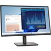 Lenovo Monitor Led 27 Lenovo ThinkVision T27p-30 4K Ultra HD 3840x2160p 6ms classe F Nero [63A9GAT1EU]