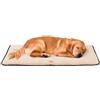 Ferplast Cuscino Cane e Gatto JOLLY MICROFLEECE, Cuccia in Caldo e Soffice Micropile per Taglia Grande, Double Face Anti Graffio, Materassino Lavabile, 98 x 65 x 3,5 cm. Marrone