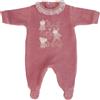Fs - Baby TUTINA NEONATO CINIGLIA MANICA LUNGA ORSETTO ROSA ANTICO