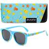 WENZHOU M&I EYEWEAR CO., Ltd BADS OCCHIALI DA SOLE PROTETTIVI IN SILICONE PER BAMBINI ETA' 2-5 AZZURRO