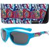 WENZHOU M&I EYEWEAR CO., Ltd BADS OCCHIALI DA SOLE PROTETTIVI IN SILICONE PER BAMBINI/RAGAZZI ETA' 6-12 AZZURRO