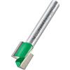 Trend CraftPro - Punta per fresa dritta a due scanalature, gambo da 1/4, diametro di taglio 12,7 mm e lunghezza di taglio 12,7 mm, punta in carburo di tungsteno, C124X1/4TC