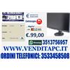 EIZO X PC Computer fisso Monitor 23" EIZO EV2333W USATO RICONDIZIONATO GARANTITO