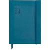 Miquelrius - Agenda annuale 2024, vista settimanale, formato Plus, 155 x 213 mm (simile A5), copertina flessibile in similpelle cucita, catalano, inglese e portoghese, blu