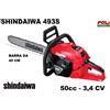 Shindaiwa MOTOSEGA SHINDAIWA 493 493S MULTIFUNZIONALE BARRA 45CM MOTORE 3,4 CV PROMO 2023