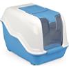 MPS SNC Toilette per Gatti Lettiera per Gatto Netta Cassetta Igienica Chiusa Accessoriata con Maniglia e Paletta 54X39X40H Colori Assortiti