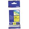 Brother Nastro laminato per etichettarice - nero/giallo Brother 24 mm x 8 mt TZe-651