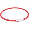 TRIXIE Fascia da braccio illuminata USB XS-XL rosso
