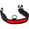 Arquivet - Collare luminoso per cane LED rosso - Taglia L 48-60 cm/2,5 cm