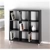 Kit Closet Kubox - Libreria, 9 vani, colore nero