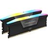 CORSAIR VENGEANCE RGB DDR5 RAM 32GB (2x16GB) 7000MHz CL40 Intel XMP Memoria Per Computer Compatibile iCUE - Nero (CMH32GX5M2B7000C40)