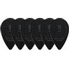 D-Grip Plettro/Pick, Forma Balkan, 1,00 mm, nero, 6 pezzi