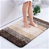 Homaxy zerbino Ingresso casa 60 x 90 cm,Tappeto Entrata Interno Resistente Sporco, Morbido e Lavabile Zerbino da Interni per Interno, Antiscivolo e Essorbente zerbino, marrone