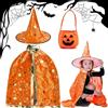 COSTUME CARNEVALE MAGO BAMBINO 5/6 ANNI VESTITO COMPLETO DI  CAPPELLO/JABOT/GIACCA/PANTALONE/MANTELLO 100% POLIESTER - Parole e Pensieri