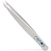 remos professional body care REMOS Pinzetta combinata in acciaio inox 9,5 cm - 2in1 per doppie punte e capelli - Satinato