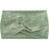 styleBREAKER Fascia capelli donna velluto con nodo a torsione,Verde giada | Fascia in viscosa, 13 cm, circonferenza 21 cm (elastica per 56-59 cm), paraorecchie protettivo.