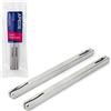 APECS Perni quadrati 8 x 150 mm, zincati, quadrati, per manopole, set da 2