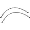 AERZETIX - Set di 2 tubi di alimentazione per miscelatore femmina 3/8'' - maschio M10 - lunghezza 500mm - tubo di collegamento/bagno/cucina - flessibile di rubinetto sanitario - C51109