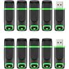 KEXIN Chiavette USB 64 GB, KEXIN 10 Pezzi Penna USB 2.0 64GB Pendrive, Pennetta USB 64GB con Indicatore LED, Memoria USB 2.0 con Cappuccio Protettivo