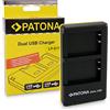 PATONA Caricabatteria Doppio per LP-E17 Batteria Compatibile con Canon EOS RP R8 R10 R50 R100 77D 200D 250D 750D 760D 800D 850D M3 M5 M6 Rebel SL3 SL2 Kiss X8i X9