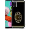 Head Case Designs Licenza Ufficiale AC Milan Nero E Oro Stemma Custodia Cover Dura per Parte Posteriore Compatibile con Samsung Galaxy A51 (2019)