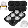 sylbx Stampo per Cubetti di Ghiaccio a Forma di Rosa Vaschette Ghiaccio con Coperchio Ice Cube Vassoio,Senza BPA, Ottimo per Whisky, Cocktail, Birra, Succhi, Cioccolatini, Bevande Fatte in Casa