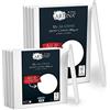 Artina Set da 10 Tele per Pittura 5x 30x40 cm & 5x 20x20 cm Serie Akademie - 100% Cotone Bianco 280g/m² - Telaio in Legno Certificato FSC - non si deforma