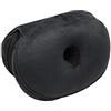 PORRASSO Cuscino Sedia Cuscino per Sedile Memory Foam Cuscino da Seduta Pieghevole Ergonomica Traspirante Comoda Sollevare i Fianchi Disponibile Tutte Le Stagioni per Casa Ufficio Auto Nero