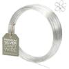 The Bead Shop Filo Di Rame Placcato Argento 0,5mm (24 Gauge) x 15 m - Antiossidazione Per Gioielli, Scultura, Avvolgimento, Fai Da Te E Creazioni