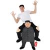 Morph Costume Piggyback Uomo con Dittatore Coreano | Morph Costume Piggyback Uomo con Dittatore Coreano, Costume a Cavalluccio Divertente per Adulti, Halloween e Carnevale