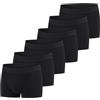 JACK & JONES Set di 6 boxer da uomo, Basic Trunk, boxer elasticizzati, biancheria intima, in cotone, nero, rosso, verde, blu, grigio, S, M, L, XL, XXL, 3XL, Confezione da 1, XL