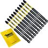 SabreCut 10 punte per cacciavite a impatto magnetico SabreCut SCPZ289_10 da 89 mm PZ2 Pozi Pozidriv Heavy Duty compatibile con Dewalt Milwaukee Bosch Makita e altro