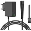 Newding Cavo di ricarica da 12 V per rasoio Braun e Silk-epil Serie 9 7 5 3 1, alimentatore di rete per rasoio elettrico Wet&Dry Beard Trimmer 3010s 3020s 3040s 5377 5513 5515 5544 BT5090 590cc 9395cc