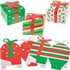 Baker Ross FX797 Scatole regalo di Natale - Confezione da 10, Accessori per feste natalizie di artigianato artistico