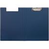 MAUL Cartella portablocco A4 MAULbalance | Cartella per conferenze in cartone dal look elegante | Morsetto moderno in metallo per conservare la carta | Cartella per ufficio, cucina e officina | Blu