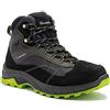 GARSPORT AVERAU Mid WP, Scarpa da Trekking Uomo, Nero/Lime, 45 EU