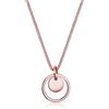 Elli Collana da Donna, in Argento 925, Oro Rosa (Rosegold), Misura 45