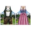 Close Up Set grembiule Dirndl e pantaloni in pelle (Bayerische Tracht)