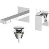 Teorema Miscelatore a parete per lavabo Teorema Pillar 2 pezzi con scarico 9K318E11-001