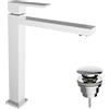 Teorema Miscelatore per lavabo alto Teorema Pillar con scarico e flessibili 8G37011-001