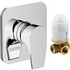 Teorema Miscelatore incasso per doccia Teorema Bing Cromato 9B00011-001
