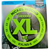 D'Addario Muta Set 5 Corde Basso Regular Light Top Med Btm 45-135 XL EXL165-5