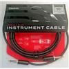 D'Addario American Stage Cavo Strumenti Jack 6,3mm Maschio-Maschio 3 mt Chitarra