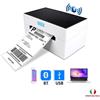 STAMPANTE WIRELESS TERMICA PORTATILE 104 MM 203 DPI USB LAN BLUETOOTH UFFICIO
