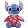 Leroy Wallpaper Medio 33 cm Peluche Con Suono Disney 100 anni Stitch Rosso